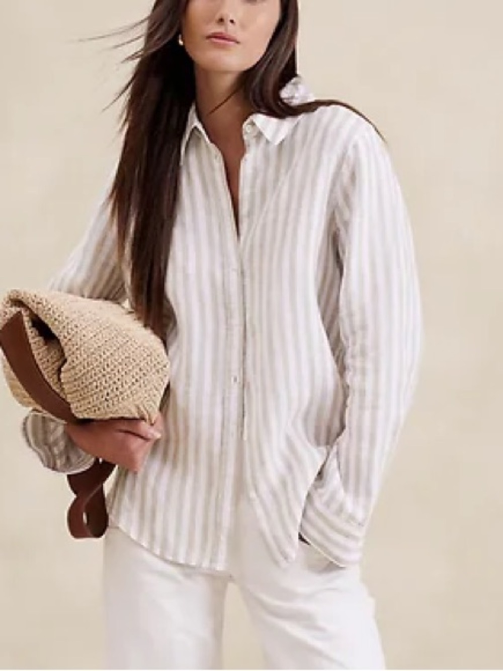 Banana Republic 100% linen The Everyday Linen shirt xxl